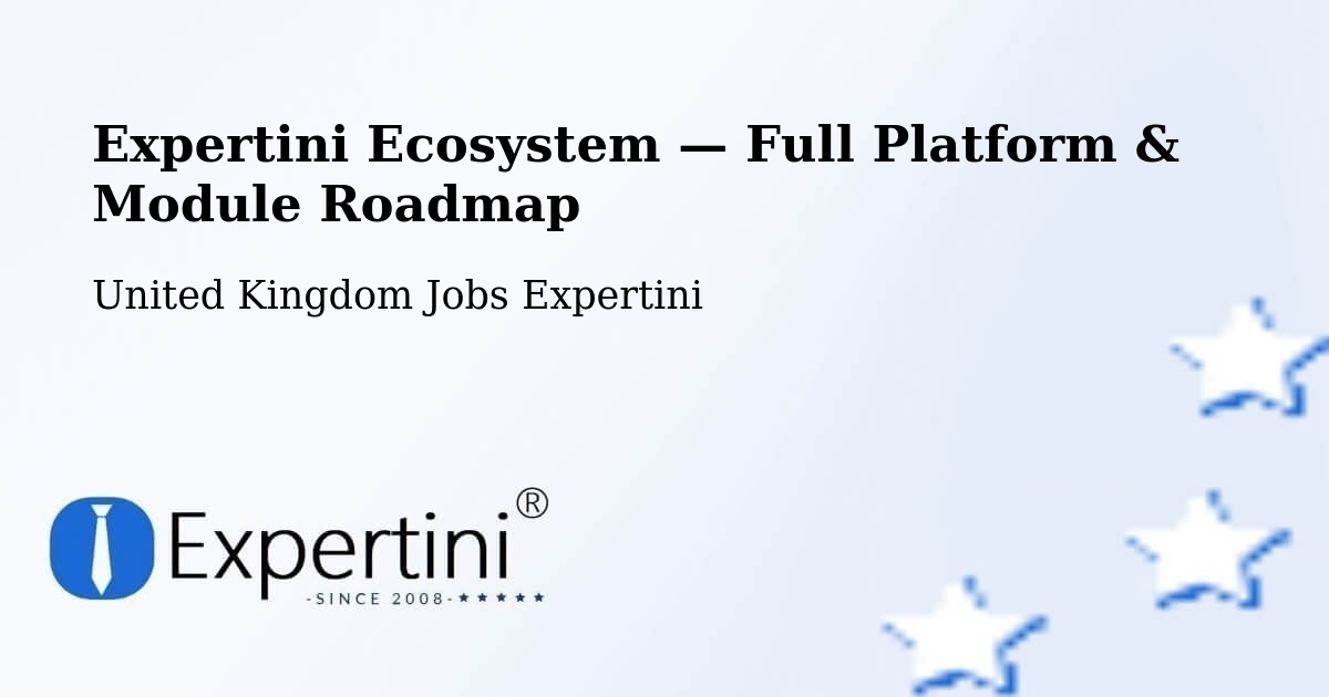 Expertini Ecosystem — Full Platform & Module Roadmap – Grantham